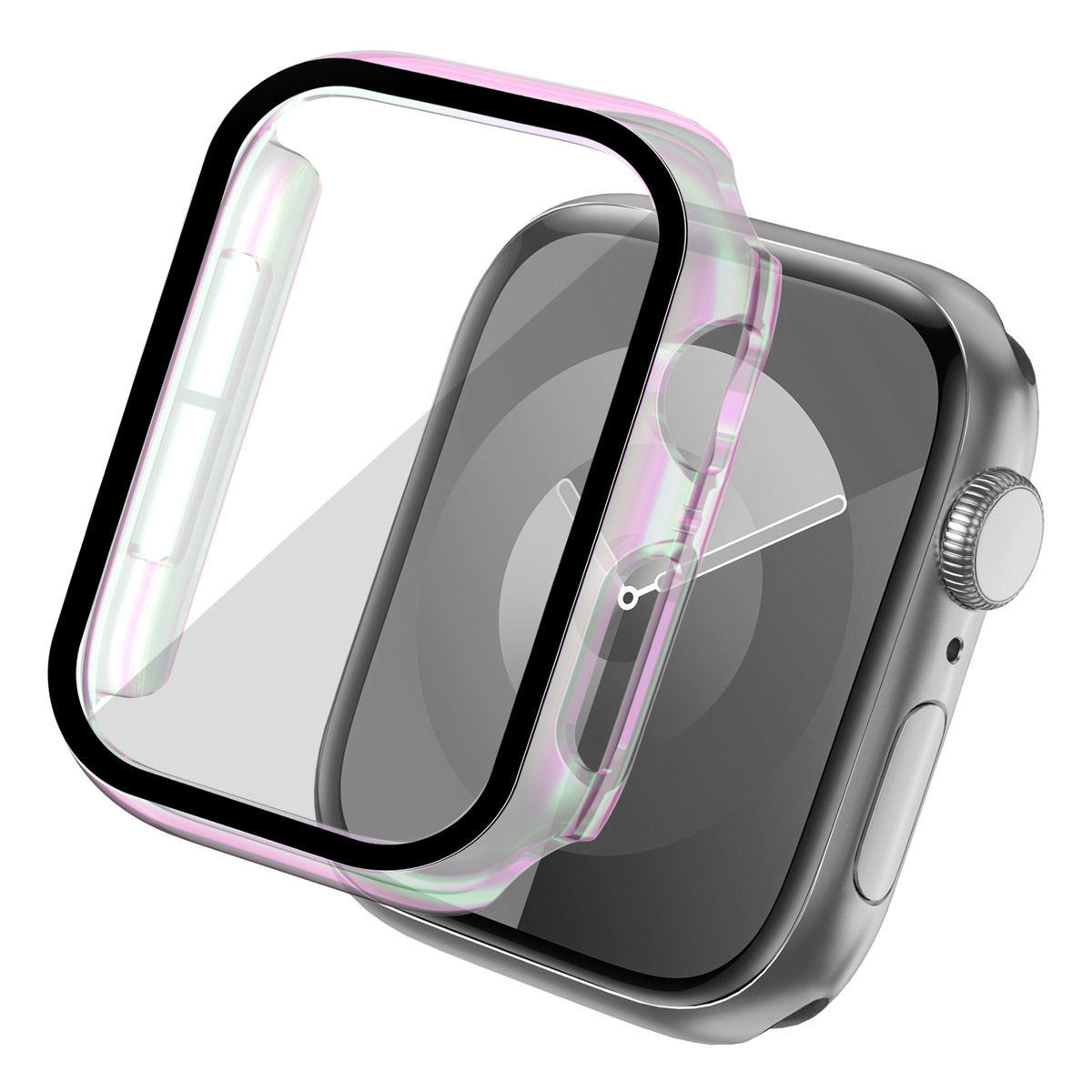 imoshion Full Cover Shiny Hardcase voor de Apple Watch 4 / 5 / 6 / SE - 40 mm - Pearlescent