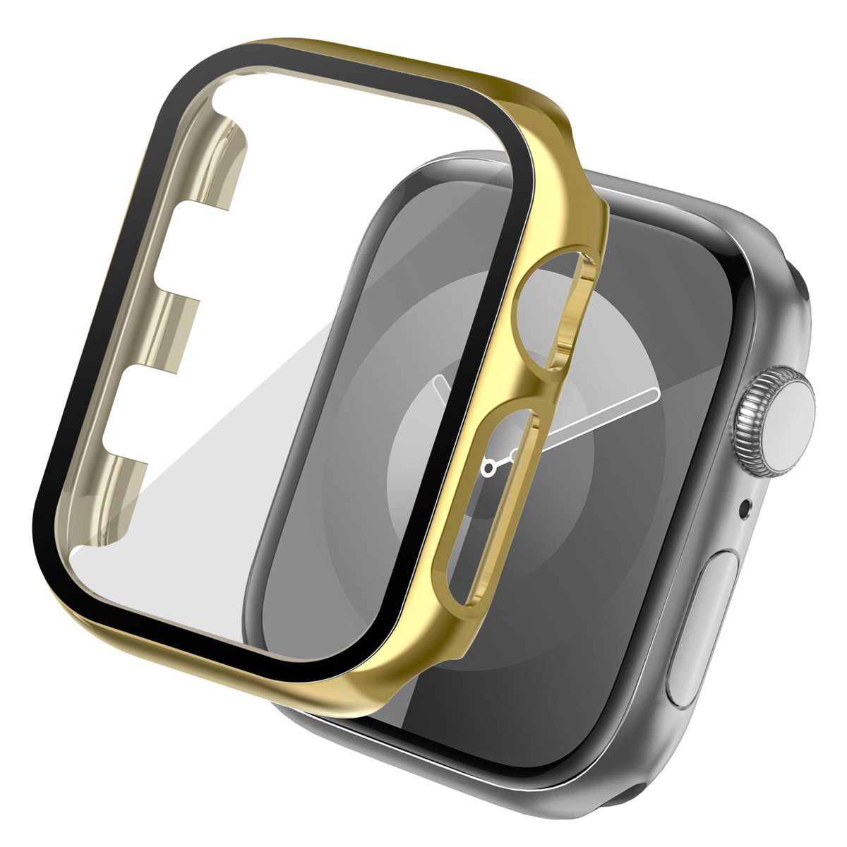 imoshion Full Cover Shiny Hardcase voor de Apple Watch 1 / 2 / 3 - 42 mm - Goud