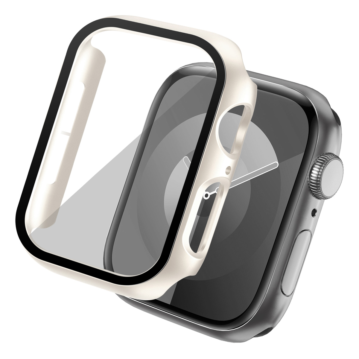imoshion Full Cover Hardcase voor de Apple Watch 4 / 5 / 6 / SE - 44 mm - Sterrenlicht