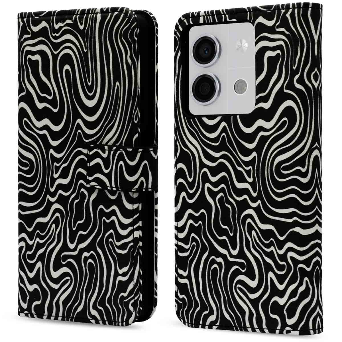 imoshion Design Bookcase voor de Xiaomi Redmi Note 13 (5G) - Black And White