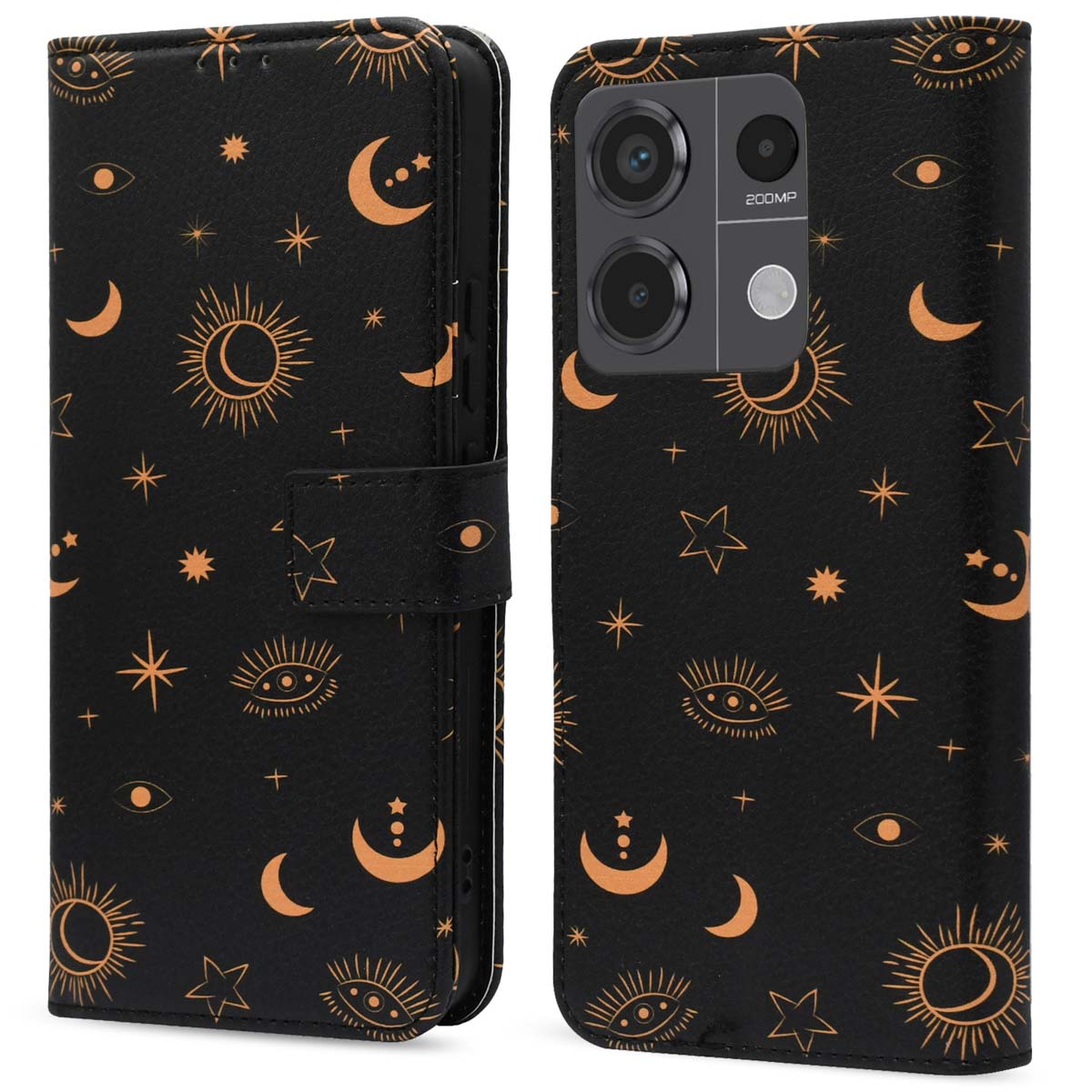 imoshion Design Bookcase voor de Xiaomi Redmi Note 13 Pro (5G) / Poco X6 - Sky Black