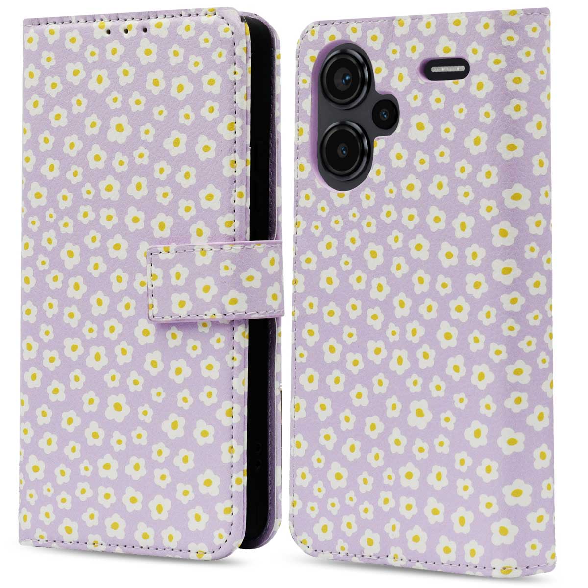 imoshion Design Bookcase voor de Xiaomi Redmi Note 13 Pro Plus (5G) - White Daisy