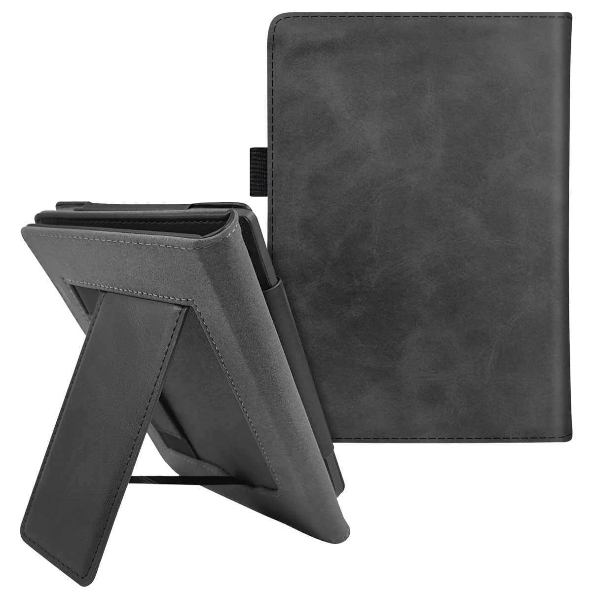 imoshion Stand Bookcase Sleepcover met strap voor de Amazon Kindle (2024) / Amazon Kindle (2022) 11th gen - Zwart