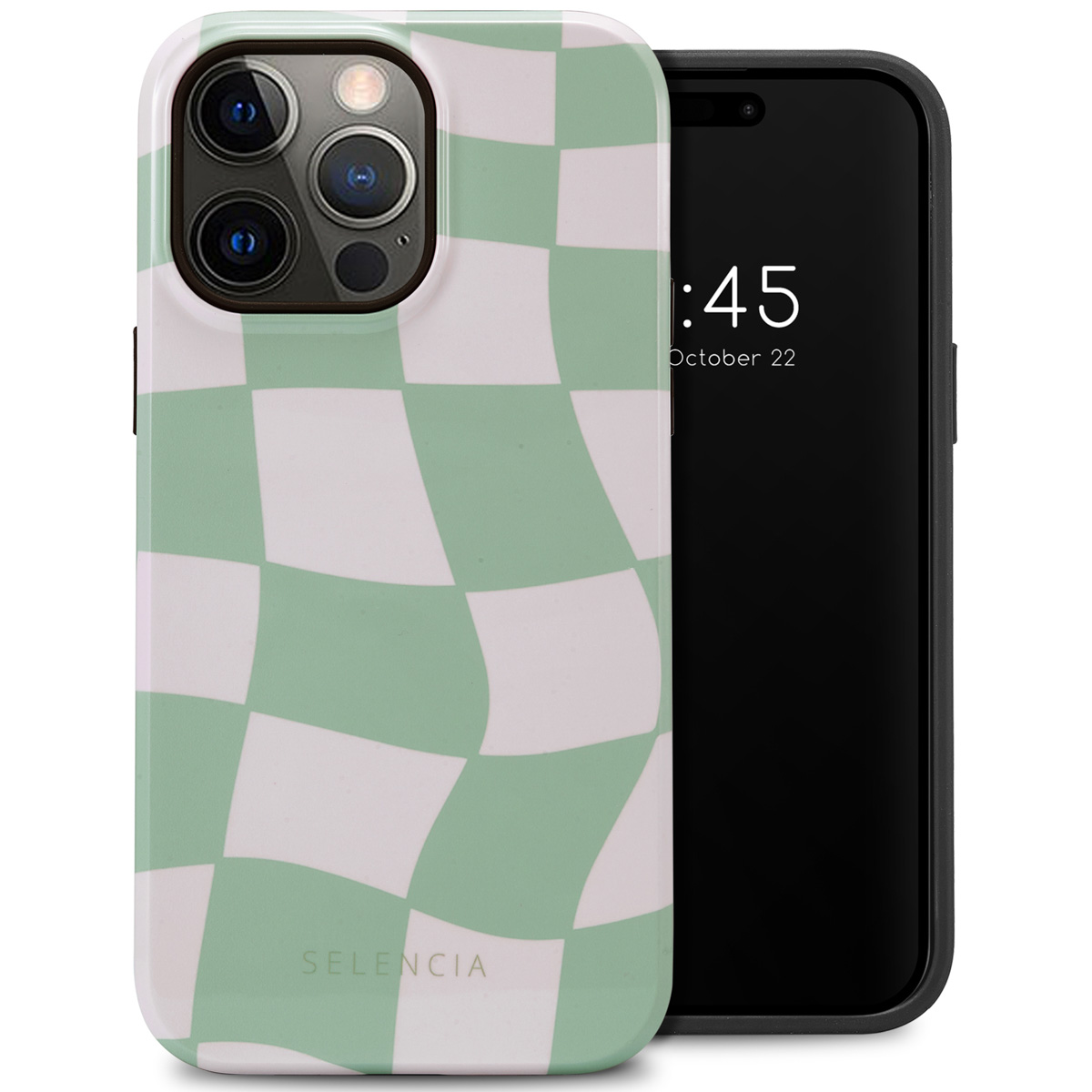 Selencia Coque arrière Vivid Apple iPhone 14 Pro Max - Groovy Sage Green