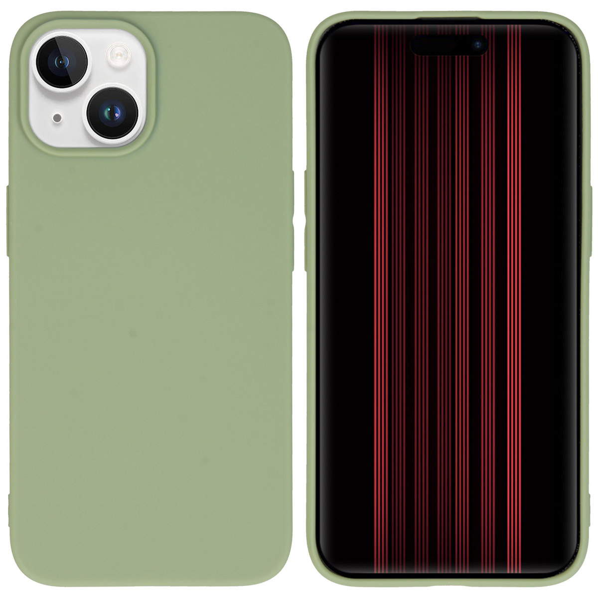 imoshion Coque Couleur Apple iPhone 15 - Olive Green