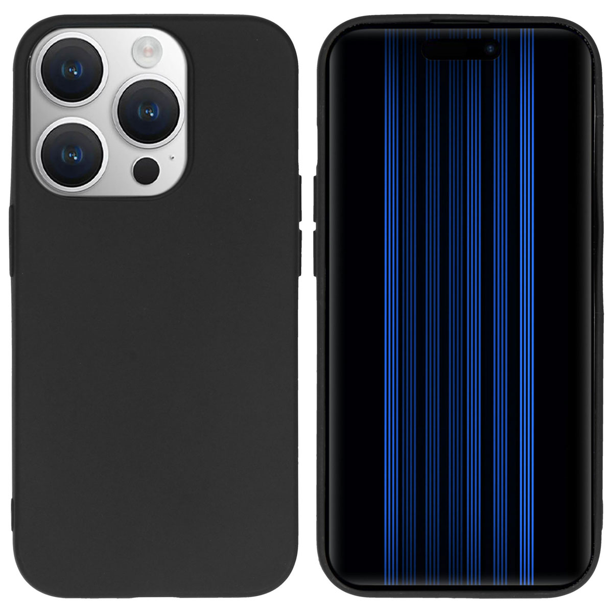 imoshion Color Backcover voor de Apple iPhone 15 Pro - Zwart