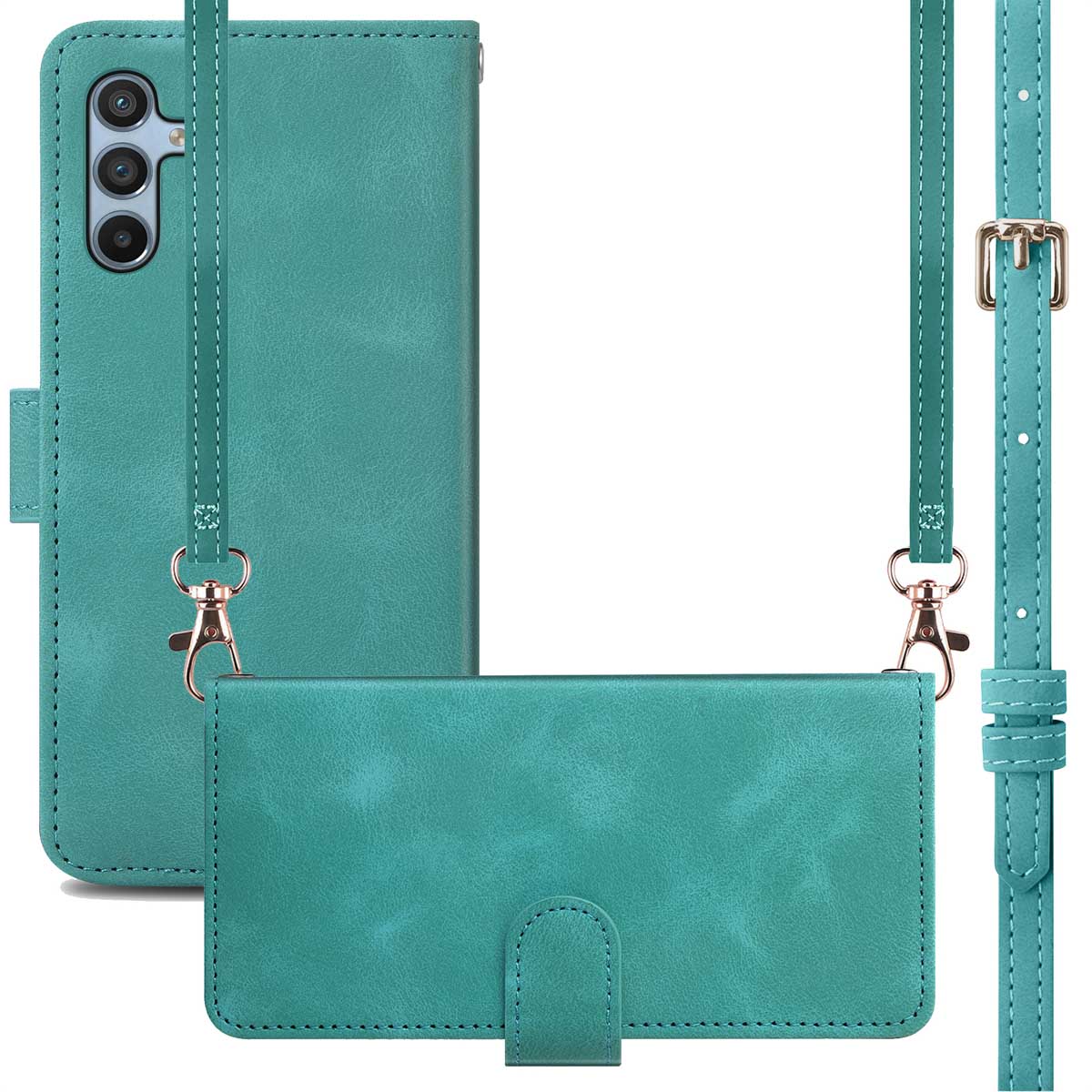 imoshion Bookcase met koord voor de Samsung Galaxy A34 (5G) - Turquoise