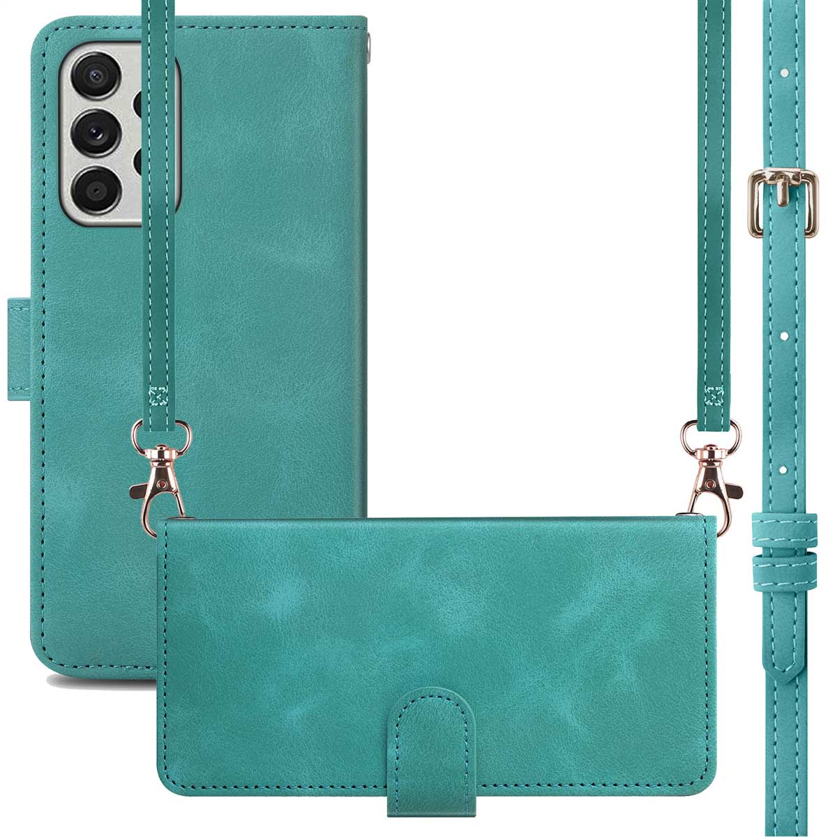 imoshion Bookcase met koord voor de Samsung Galaxy A53 - Turquoise