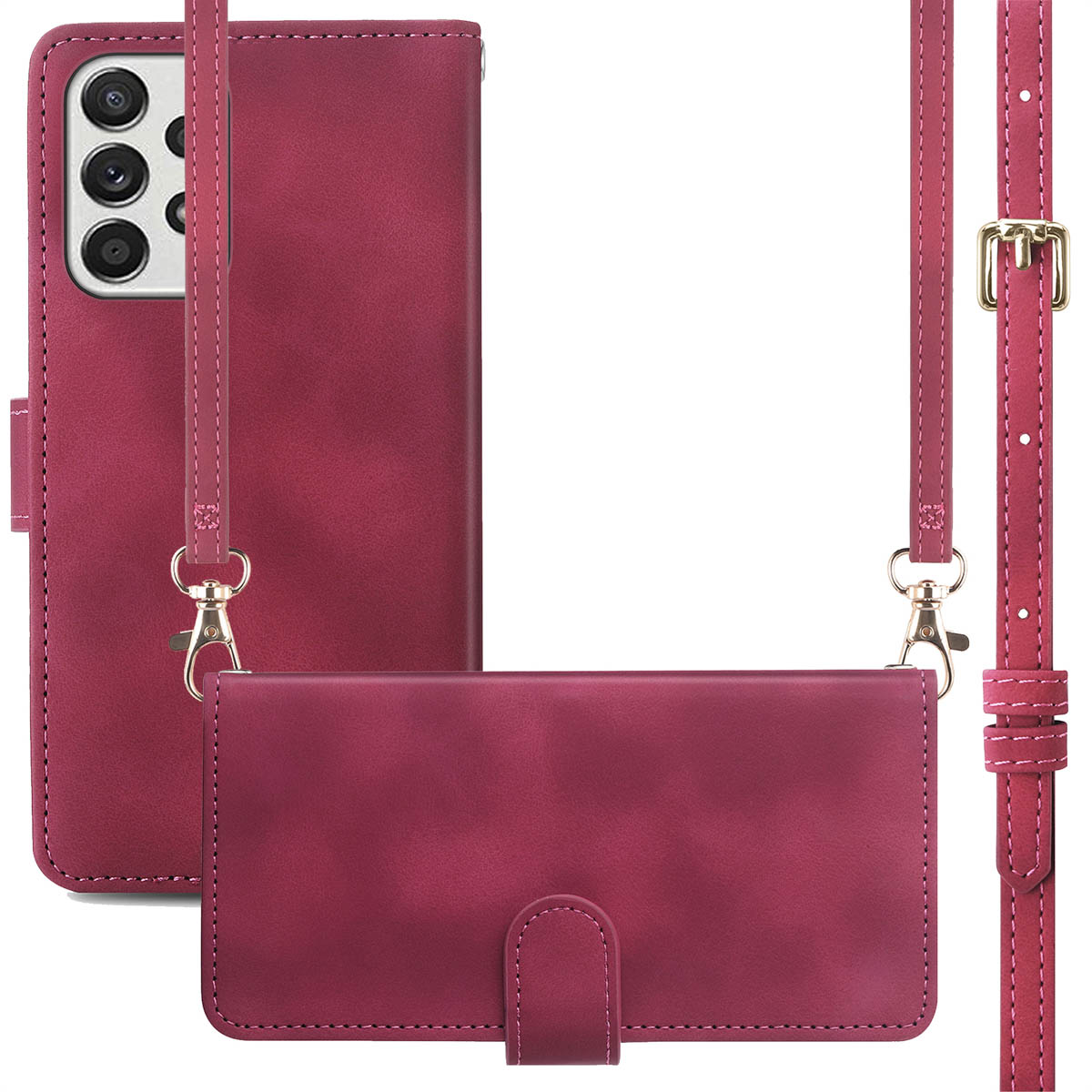 imoshion Bookcase met koord voor de Samsung Galaxy A53 - Rood