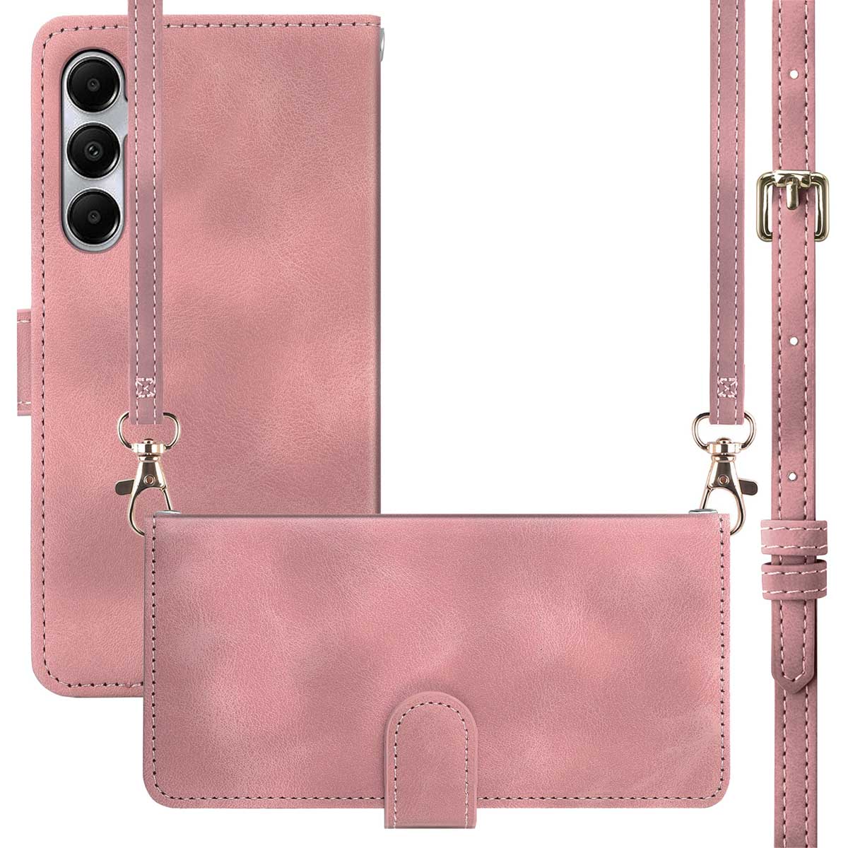 imoshion Bookcase met koord voor de Samsung Galaxy A35 - Roze