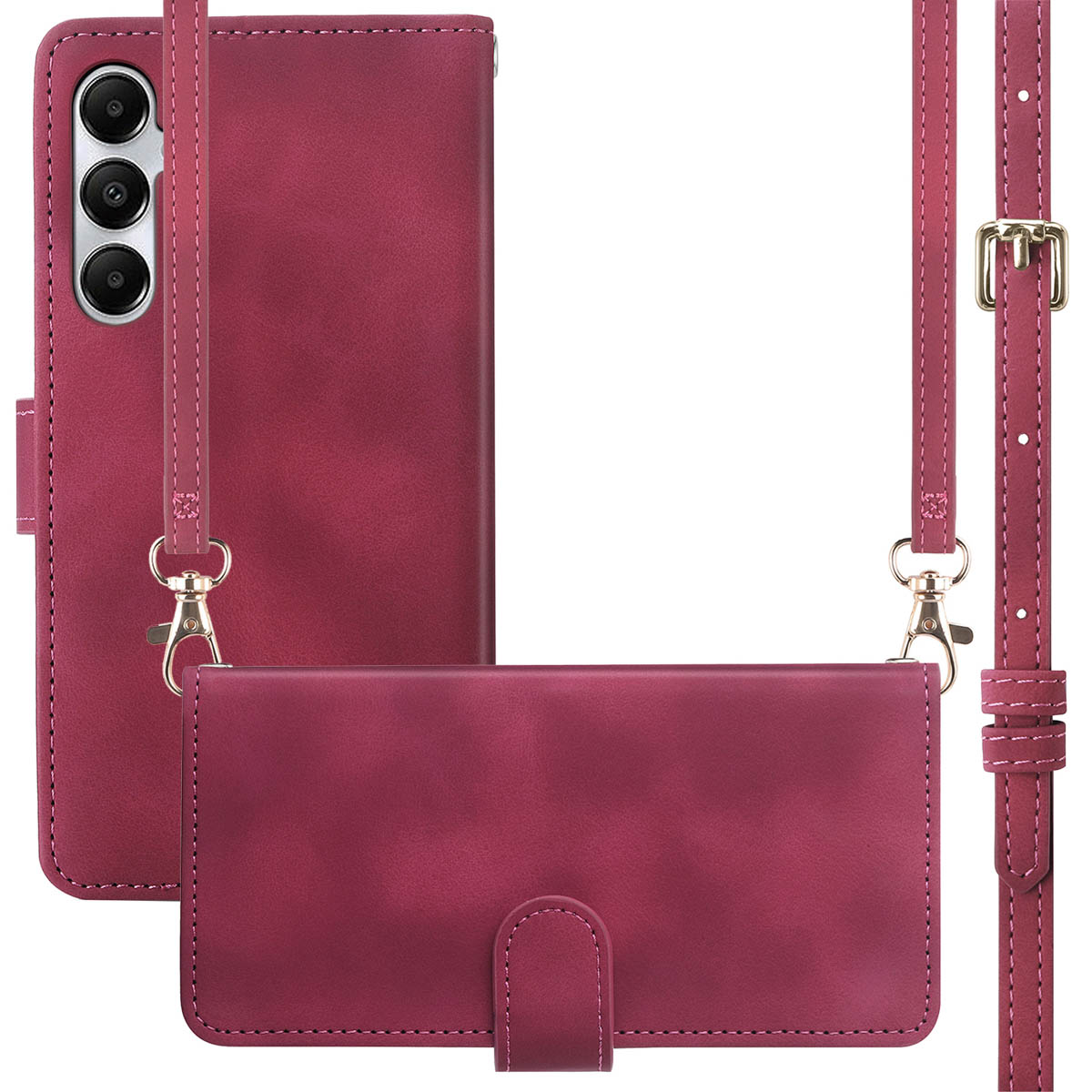 imoshion Bookcase met koord voor de Samsung Galaxy A35 - Rood