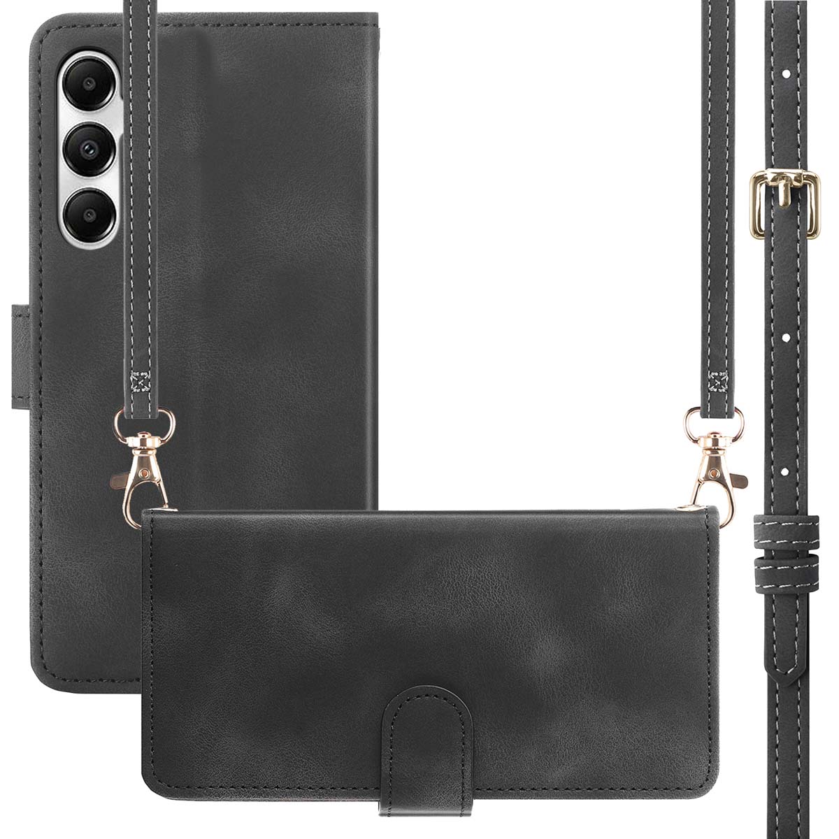 imoshion Bookcase met koord voor de Samsung Galaxy A55 - Zwart
