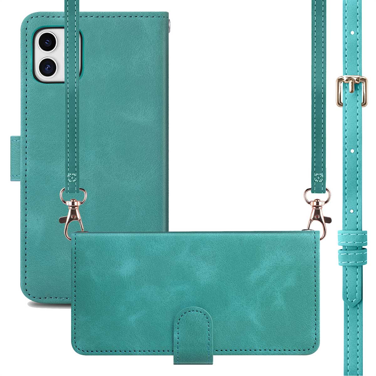 imoshion Bookcase met koord voor de Apple iPhone 11 - Turquoise