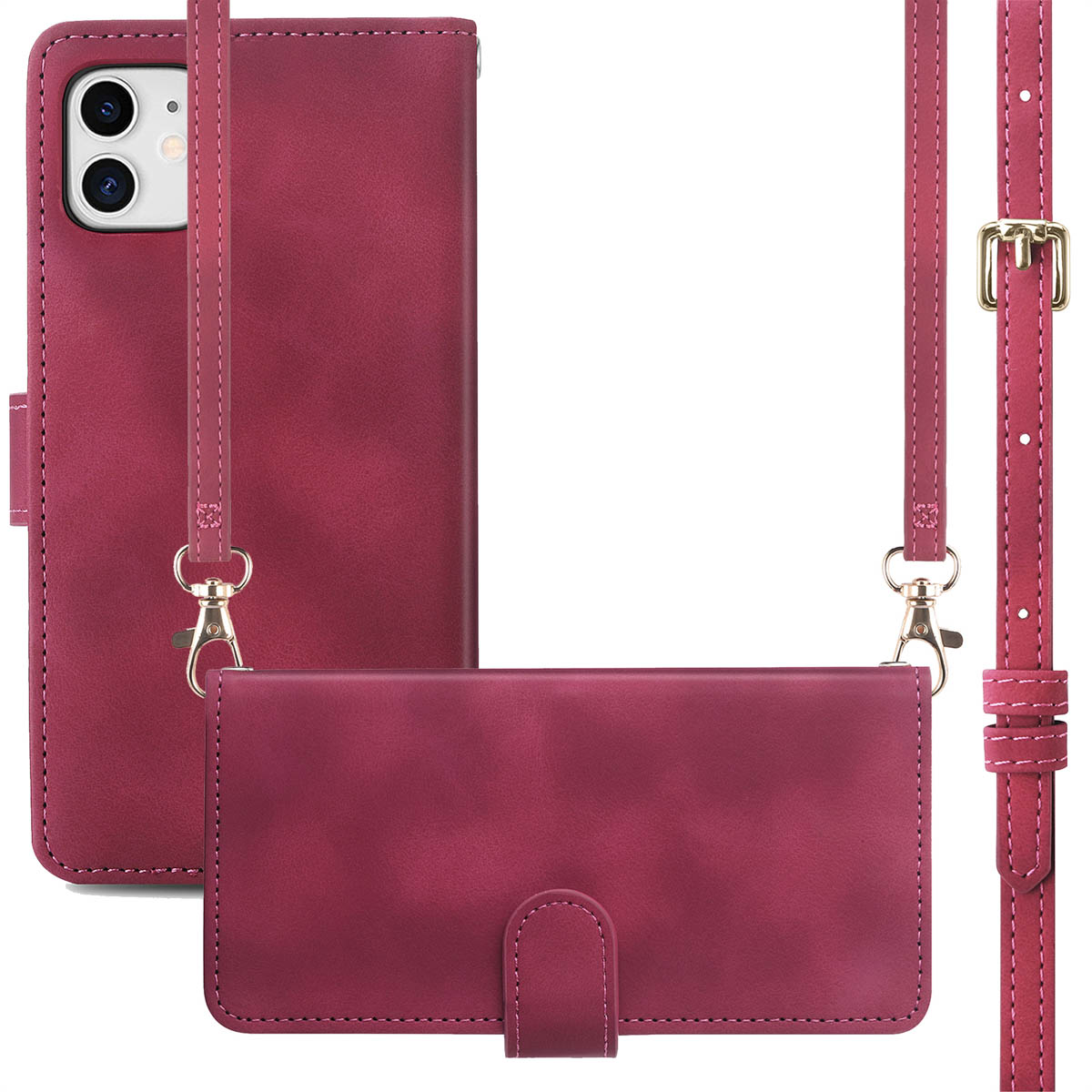 imoshion Bookcase met koord voor de Apple iPhone 11 - Rood