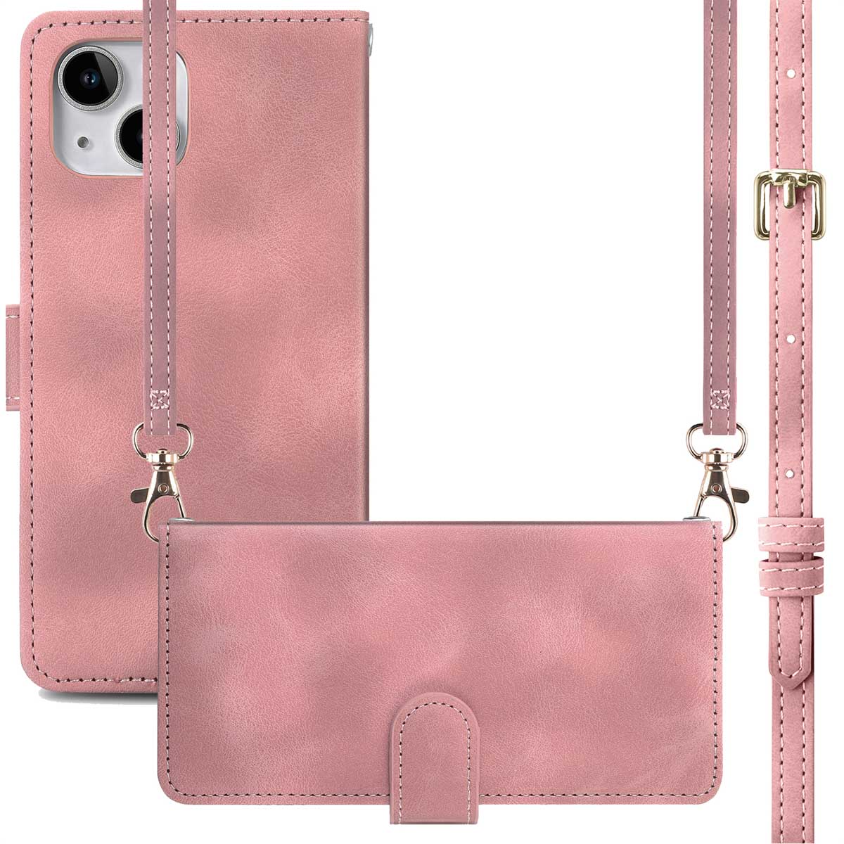imoshion Bookcase met koord voor de Apple iPhone 14 / 13 - Roze