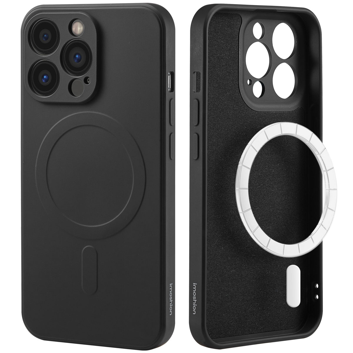 imoshion Coque Couleur avec MagSafe Apple iPhone 13 Pro - Noir
