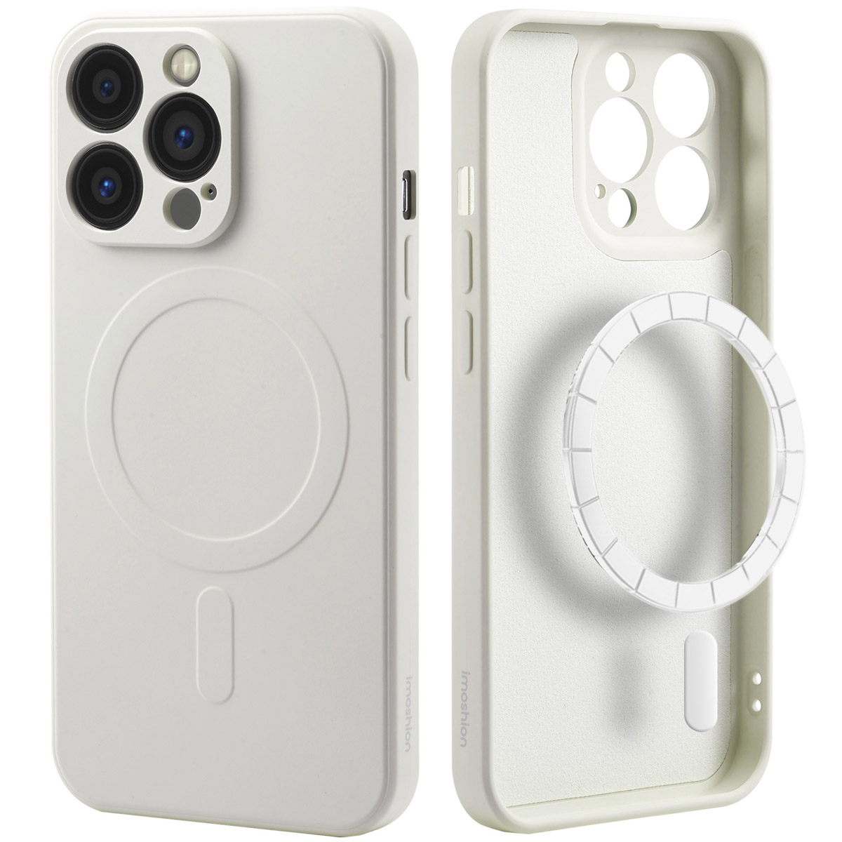imoshion Coque Couleur avec MagSafe Apple iPhone 13 Pro - Beige