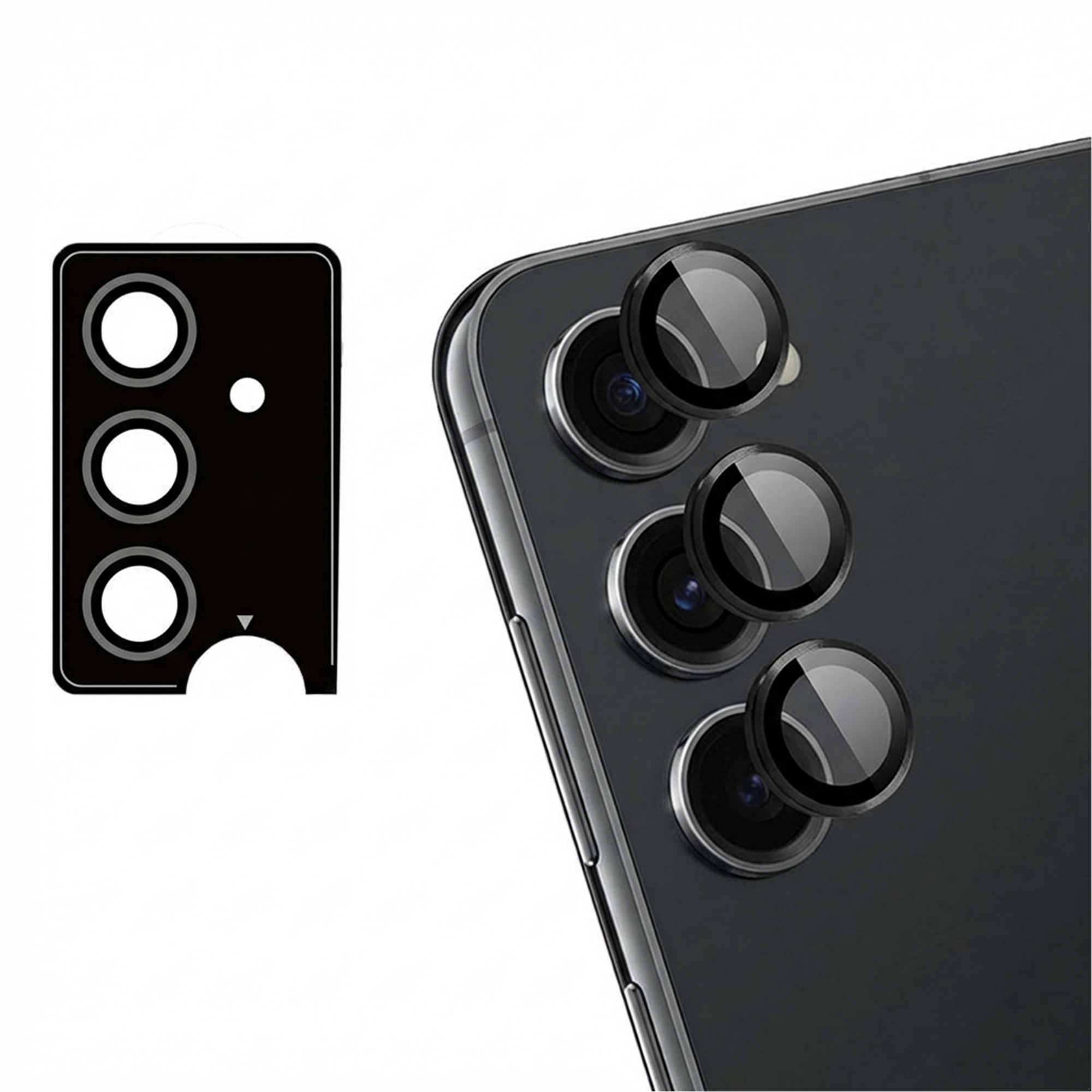 imoshion 2 Pack Camera lens protector voor de Samsung Galaxy S24 Plus - Zwart