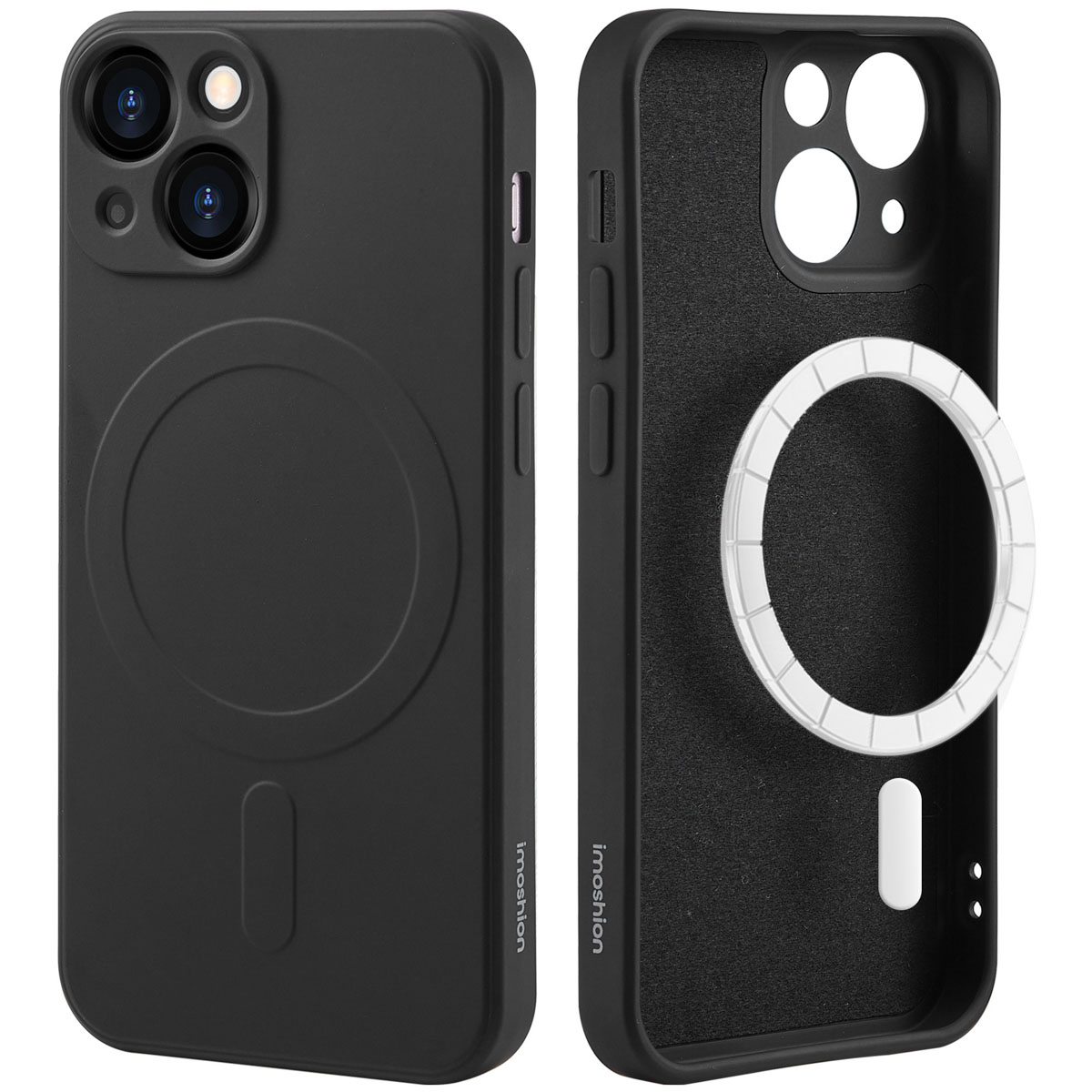 imoshion Coque Couleur avec MagSafe Apple iPhone 13 Mini - Noir
