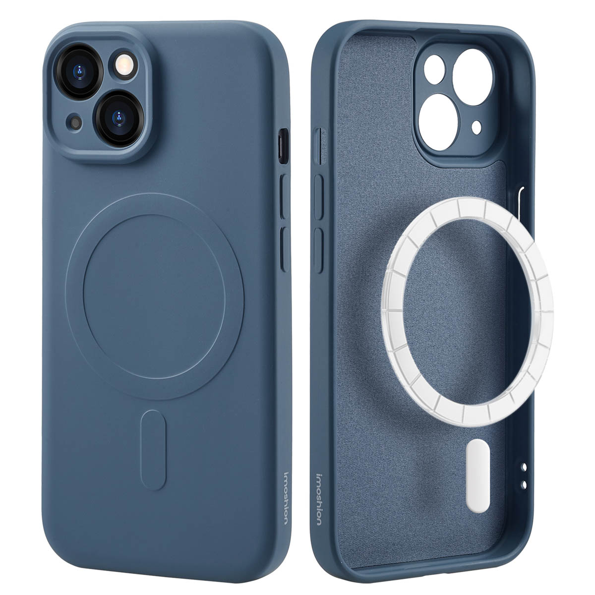 imoshion Color Backcover met MagSafe voor de Apple iPhone 15 - Donkerblauw