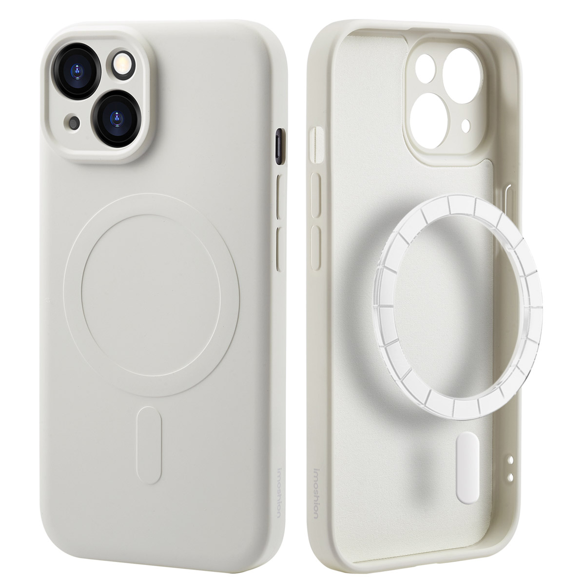 imoshion Color Backcover met MagSafe voor de Apple iPhone 15 - Beige