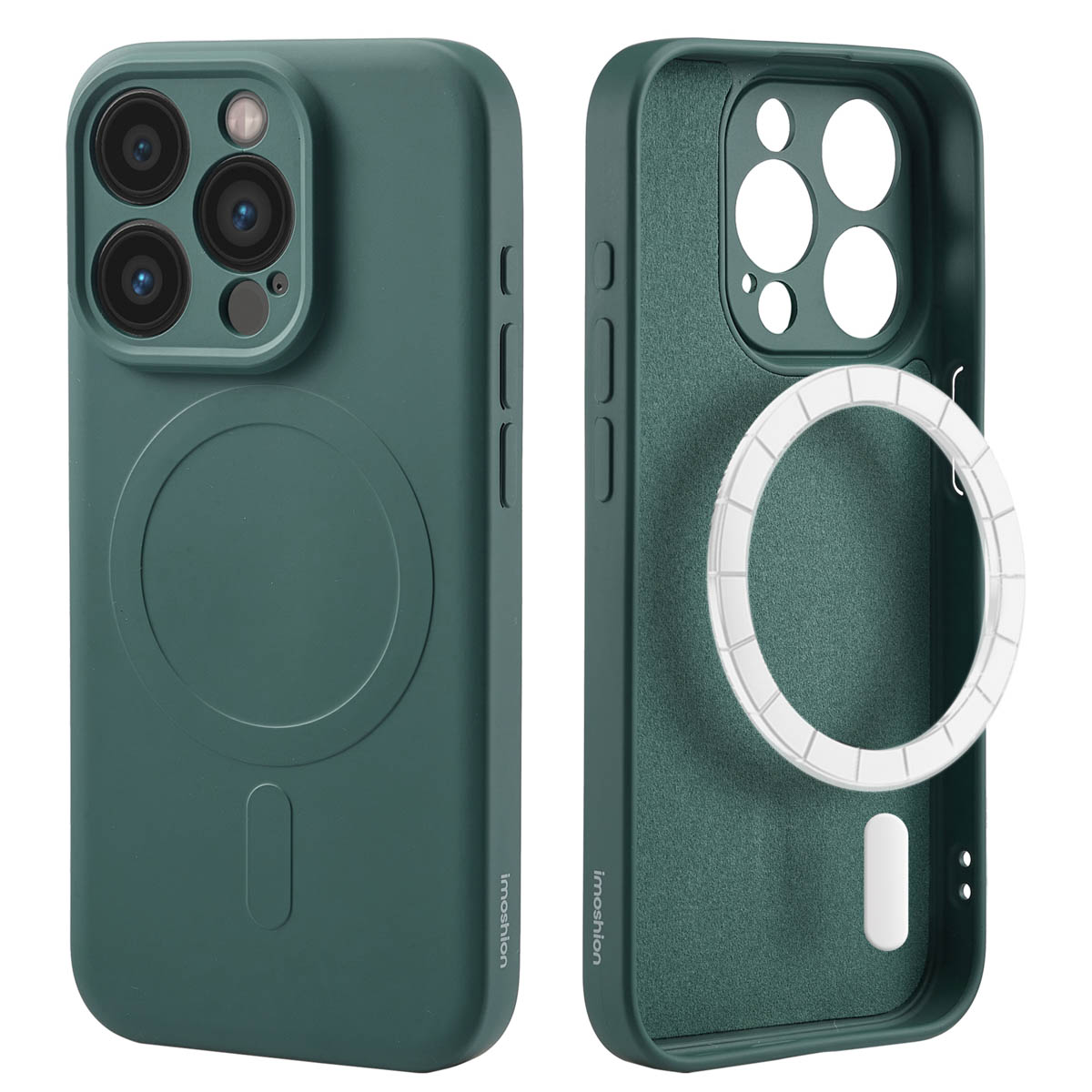 imoshion Color Backcover met MagSafe voor de Apple iPhone 15 Pro - Donkergroen