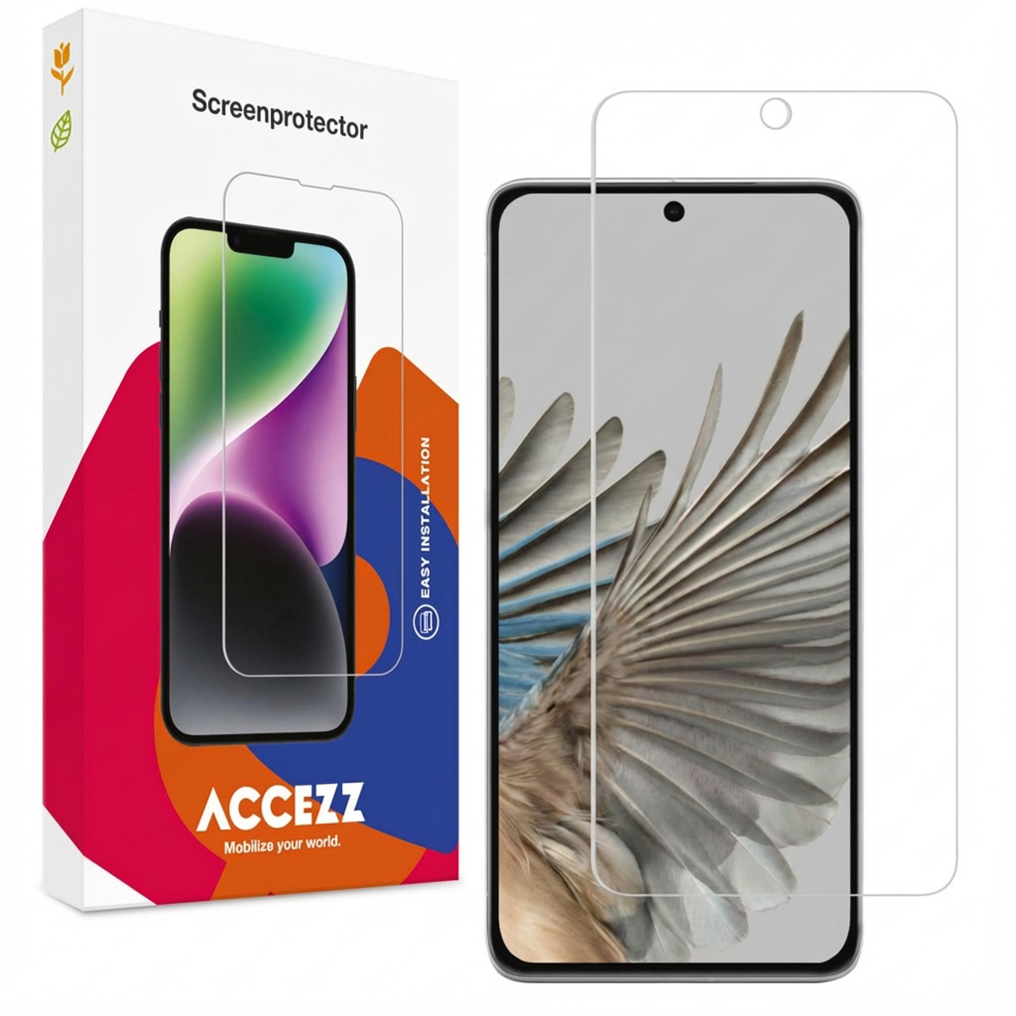 Accezz Gehard Glas Screenprotector voor de Google Pixel 8