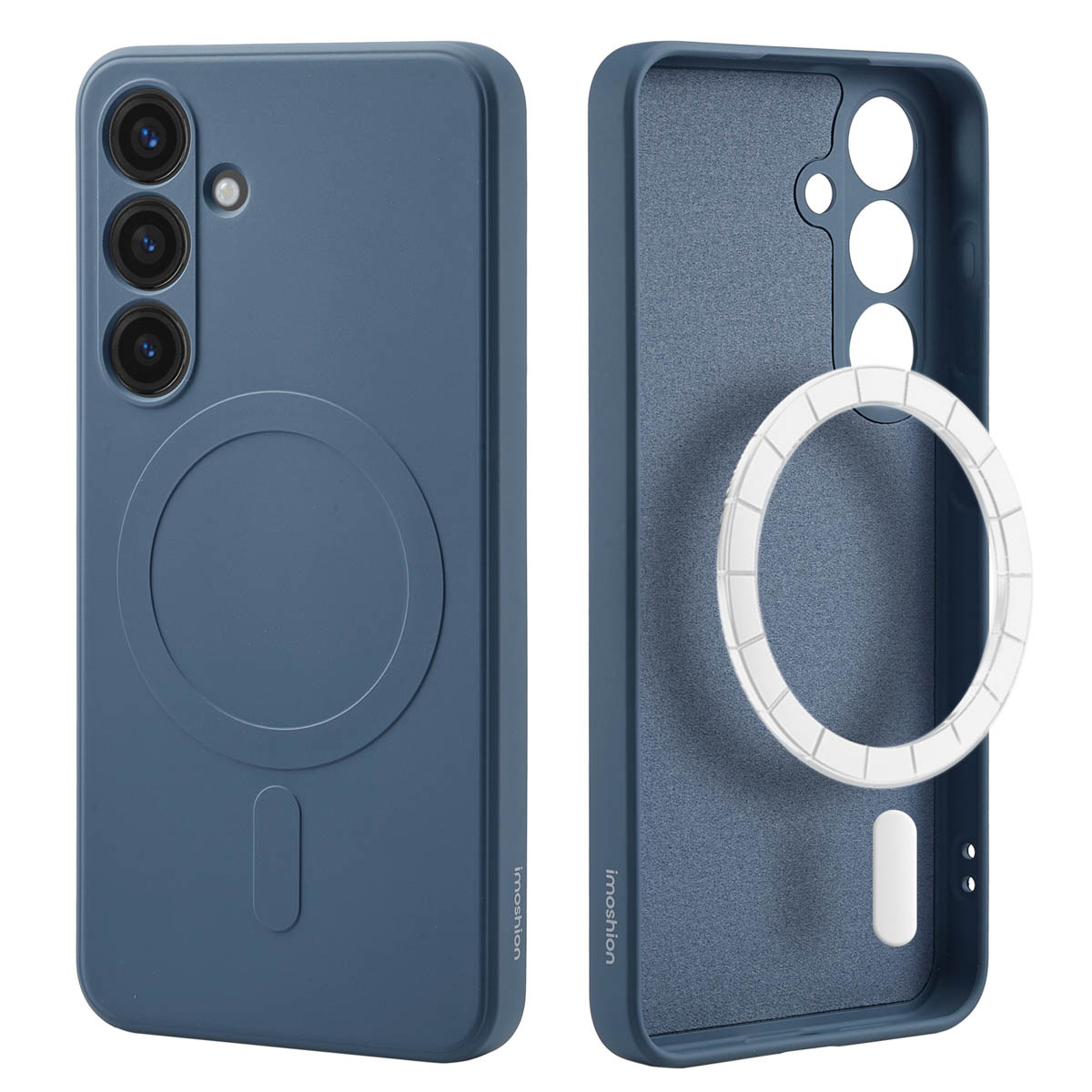 imoshion Coque Couleur avec MagSafe Samsung Galaxy S24 - Bleu foncé