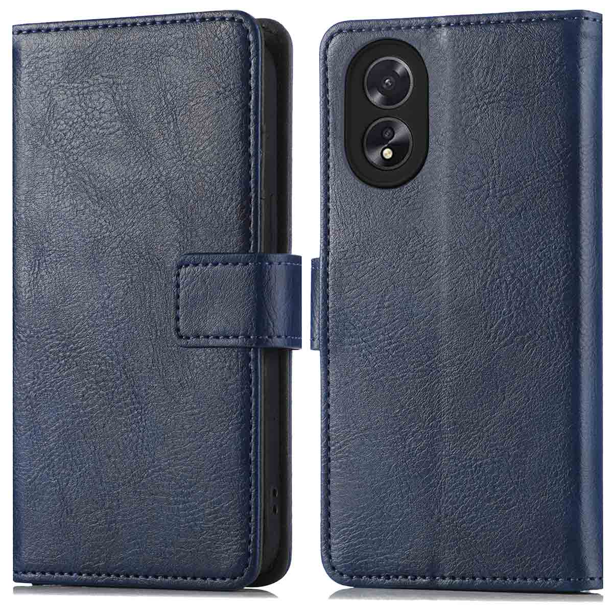 imoshion Luxe Bookcase voor de Oppo A18 / Oppo A38 - Donkerblauw