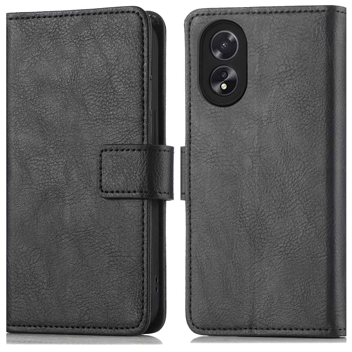 imoshion Luxe Bookcase voor de Oppo A18 / Oppo A38 - Zwart