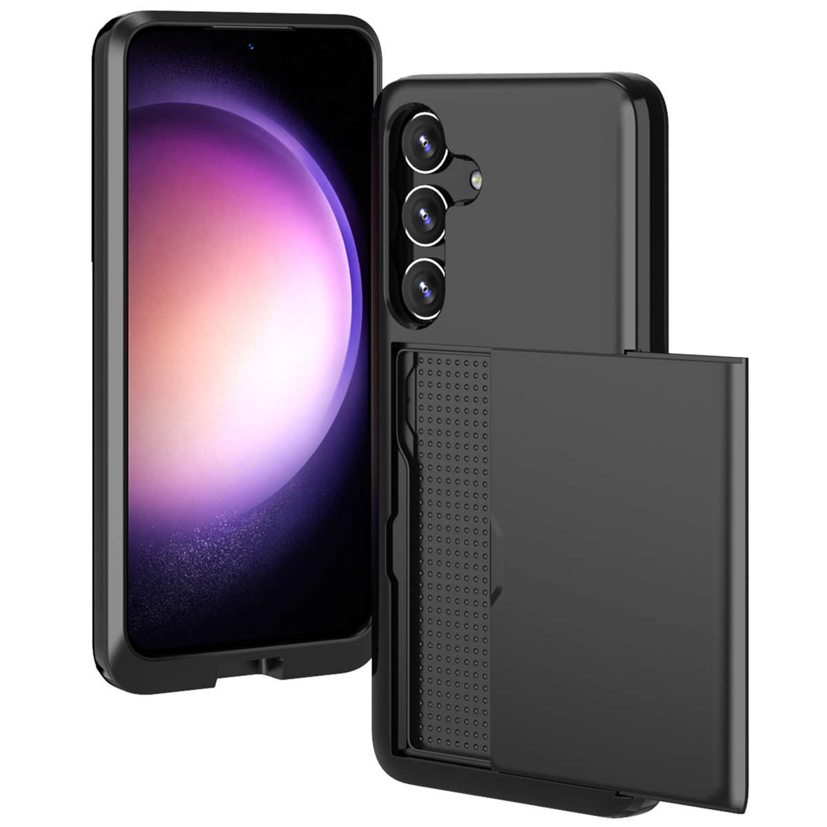 imoshion Backcover met pasjeshouder voor de Samsung Galaxy S24 - Zwart