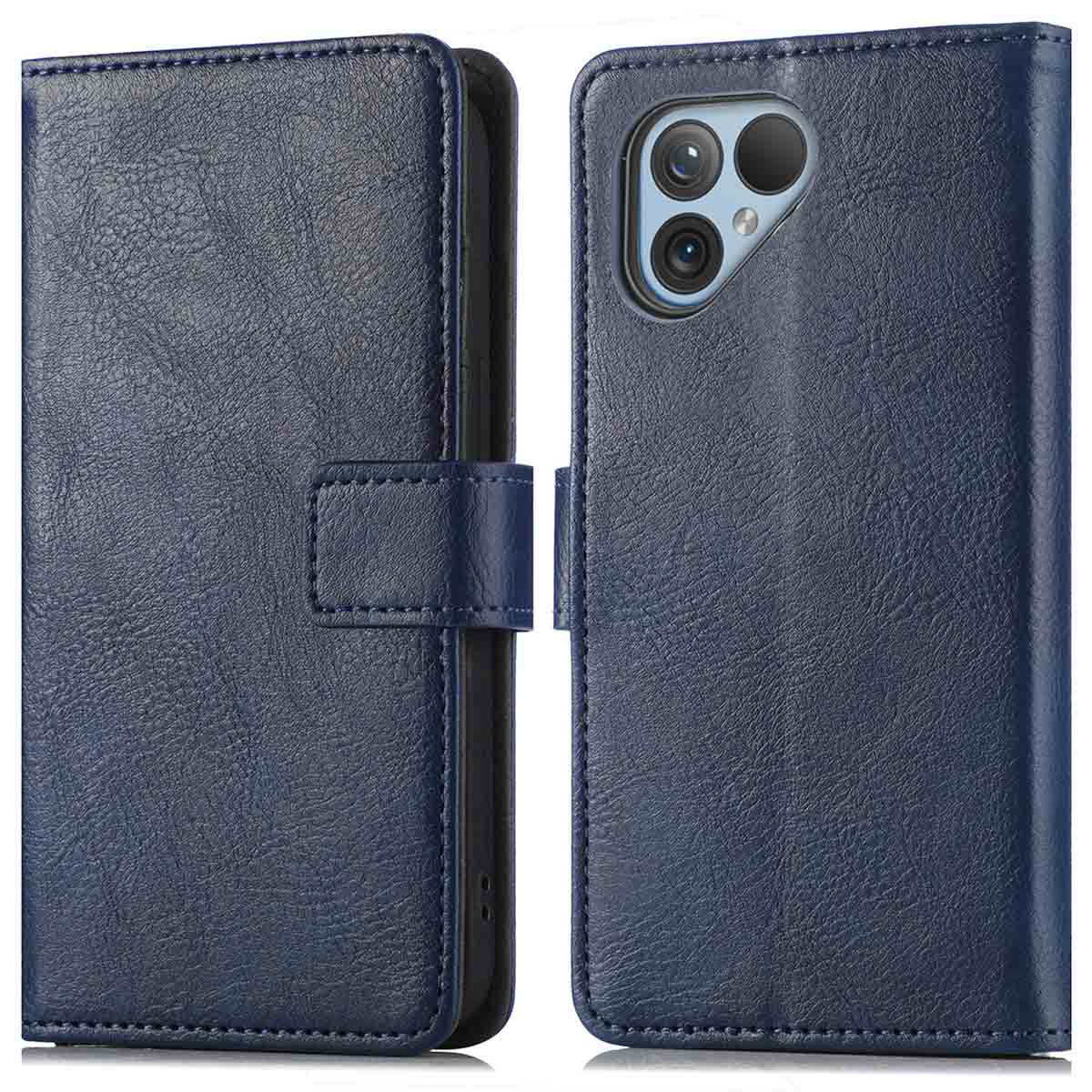imoshion Luxe Bookcase voor de Fairphone 5 - Donkerblauw