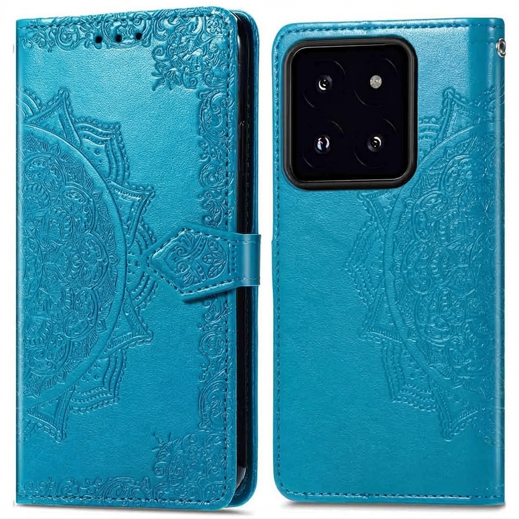 imoshion Mandala Bookcase voor de Xiaomi 14 - Turquoise