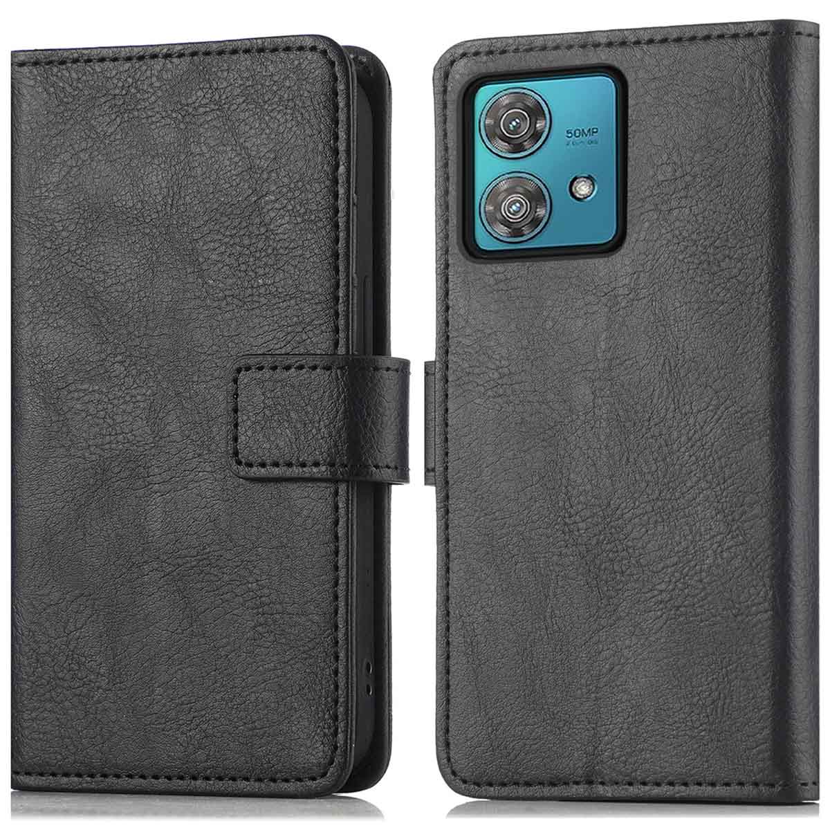 imoshion Luxe Bookcase voor de Motorola Moto G84 - Zwart