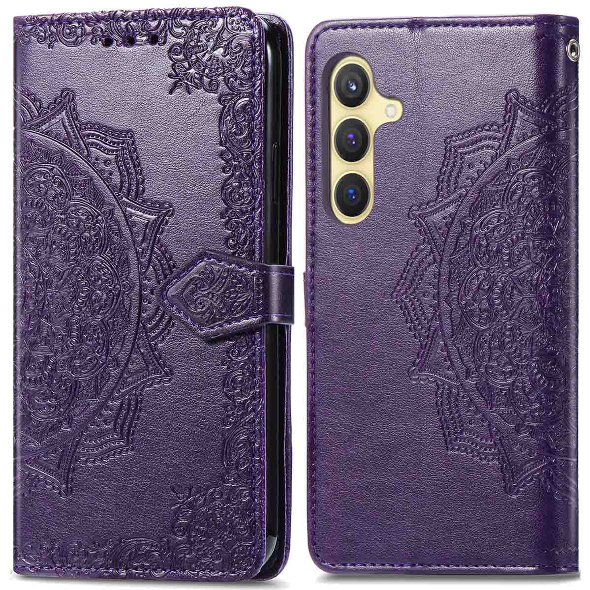 imoshion Mandala Bookcase voor de Samsung Galaxy S24 Plus - Paars