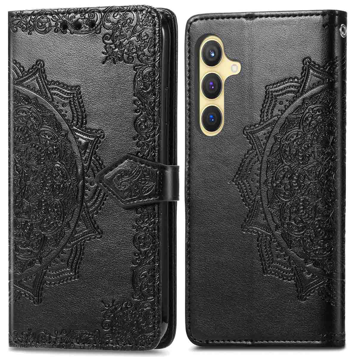 imoshion Mandala Bookcase voor de Samsung Galaxy S24 Plus - Zwart