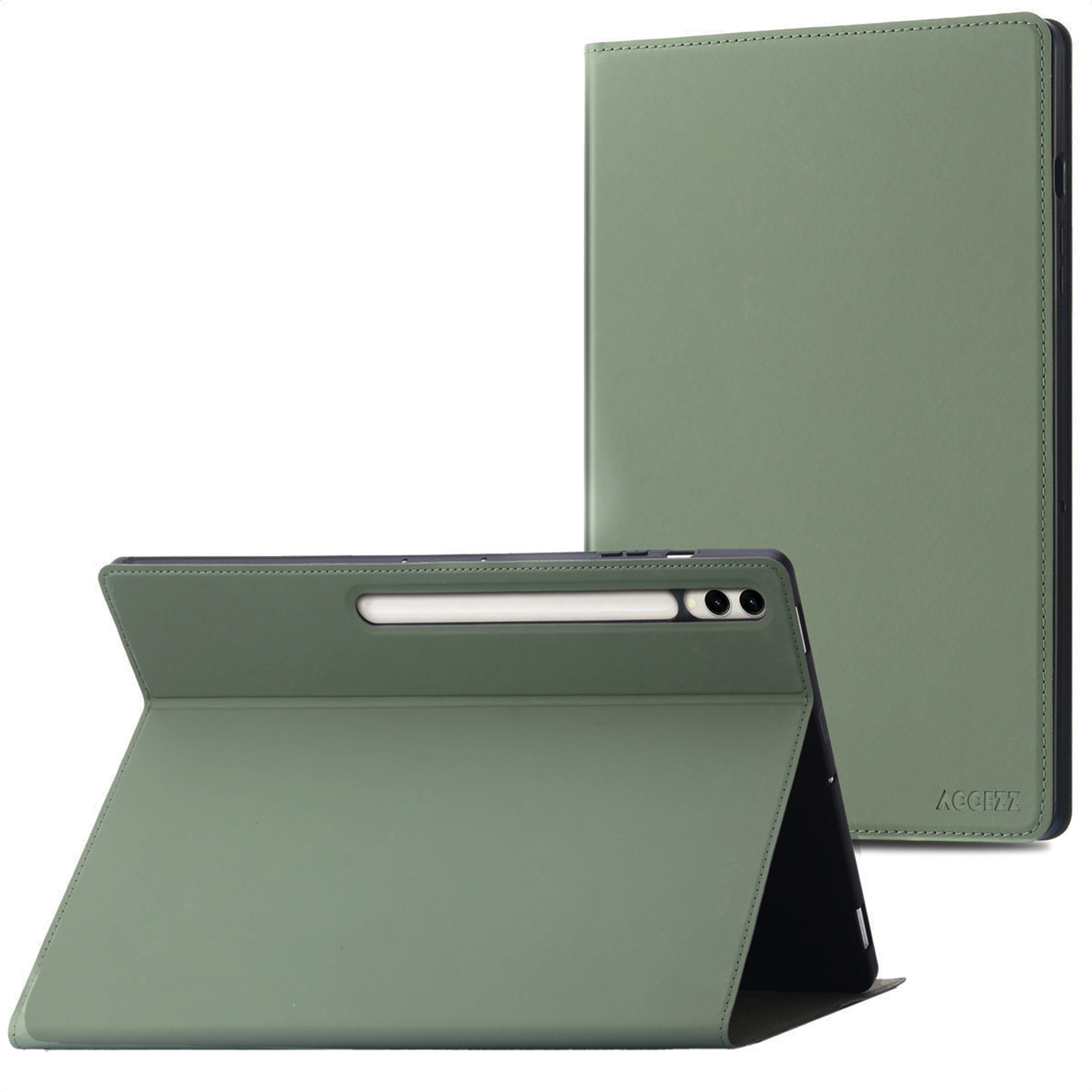 Accezz Coque tablette Classic Samsung Galaxy Tab S10 Plus / Tab S9 FE Plus / Tab S9 Plus - Vert