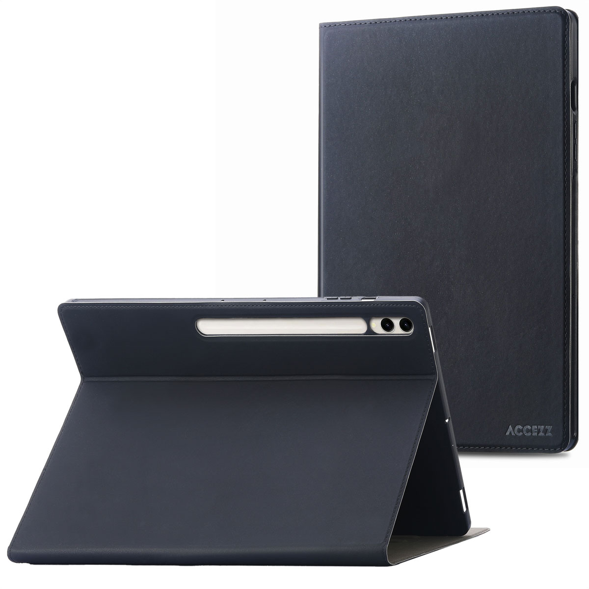 Accezz Classic Tablet Case voor de Samsung Galaxy Tab S10 Plus / Tab S9 FE Plus / Tab S9 Plus - Zwart