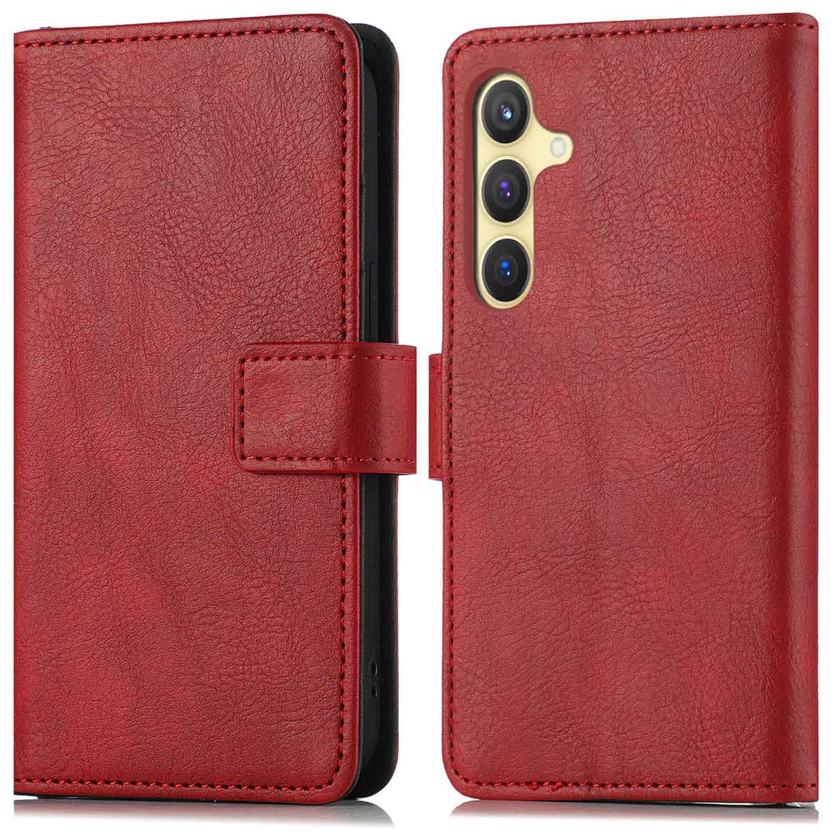 imoshion Luxe Bookcase voor de Samsung Galaxy S25 / S24 - Rood