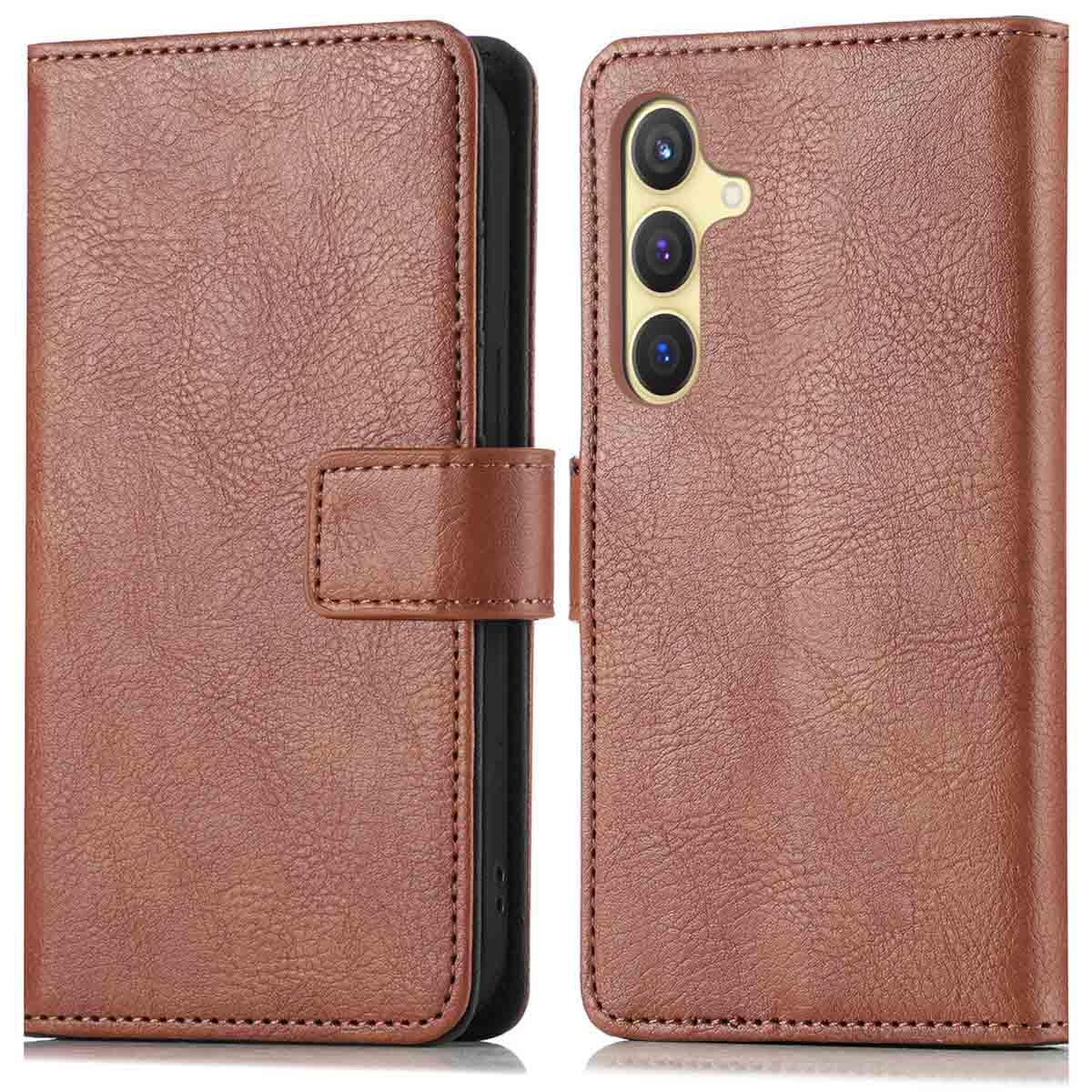 imoshion Luxe Bookcase voor de Samsung Galaxy S24 Plus - Bruin