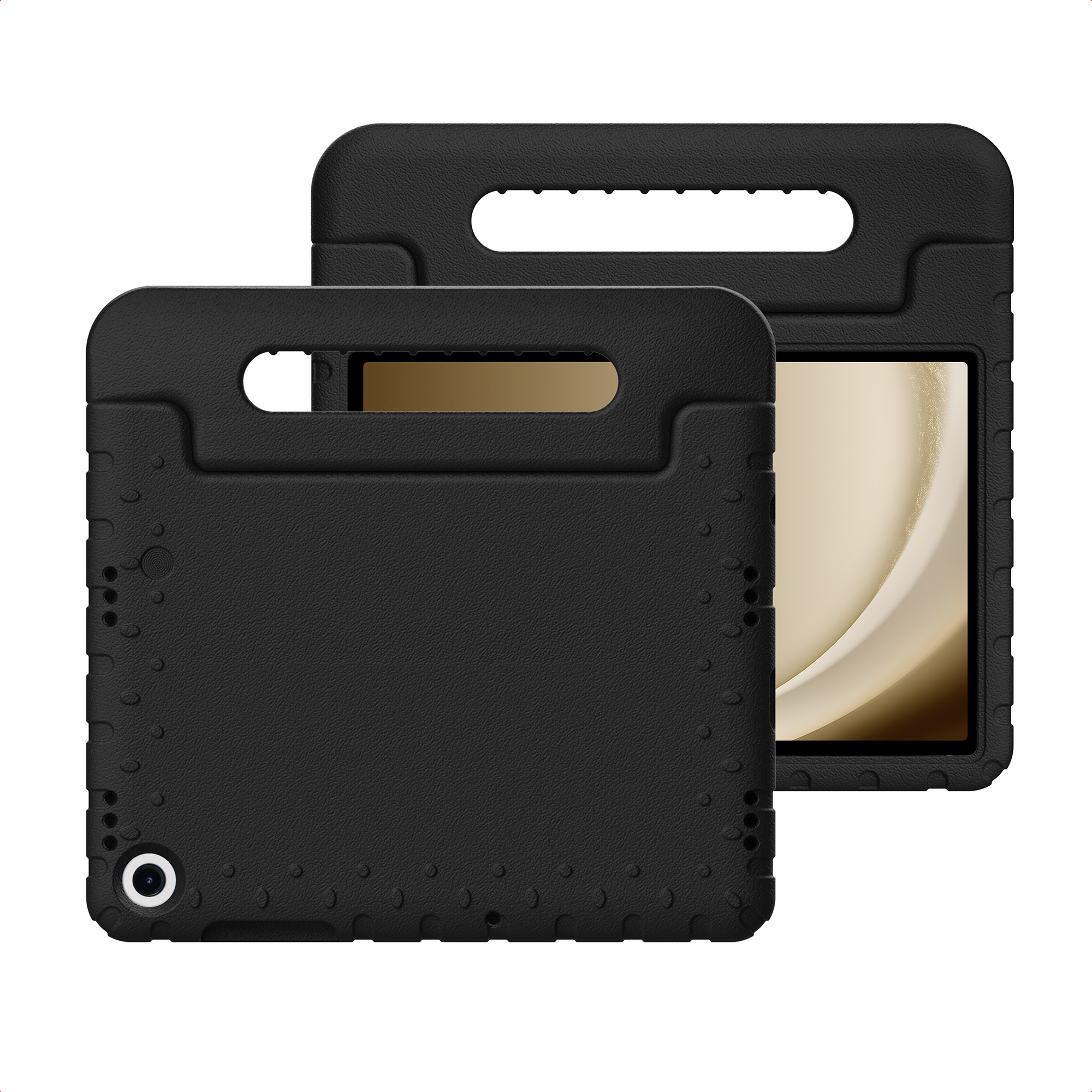imoshion Kidsproof Backcover met handvat voor de Samsung Galaxy Tab A11 Plus / A9 Plus - Zwart
