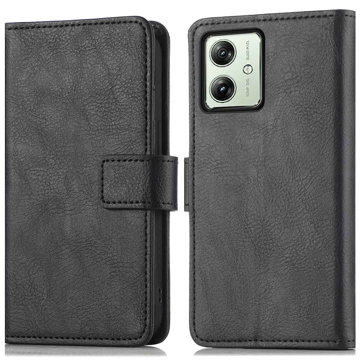 imoshion Luxe Bookcase voor de Motorola Moto G54 - Zwart
