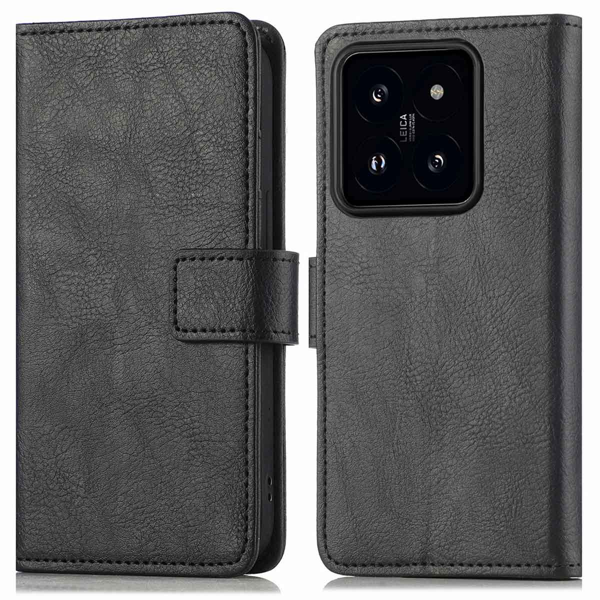 imoshion Luxe Bookcase voor de Xiaomi 14 - Zwart