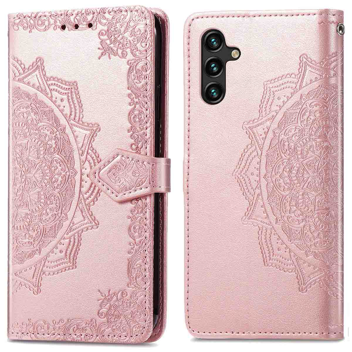imoshion Mandala Bookcase voor de Samsung Galaxy A25 (5G) - Rosé Goud