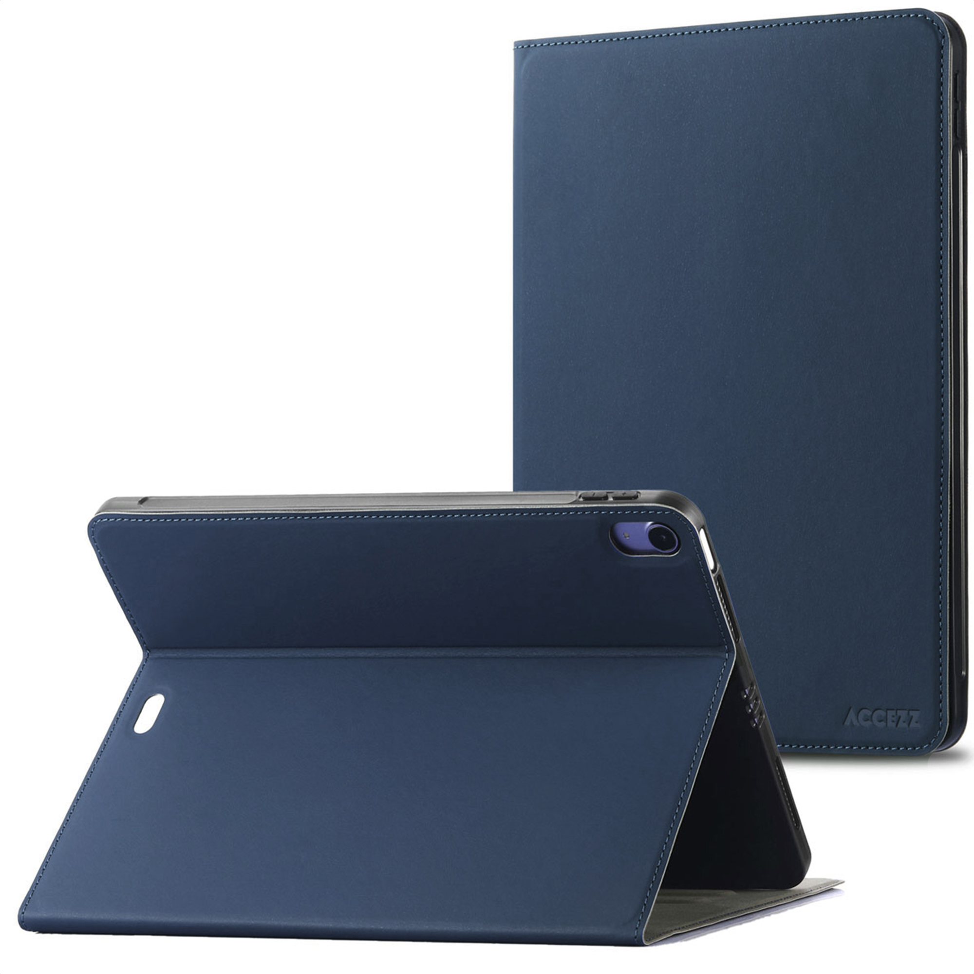 Accezz Classic Tablet Case voor de Apple iPad Air 11 inch (2026) M4 / (2025) M3 / (2024) M2 / Air 5 (2022) / Air 4 (2020) - Donkerblauw