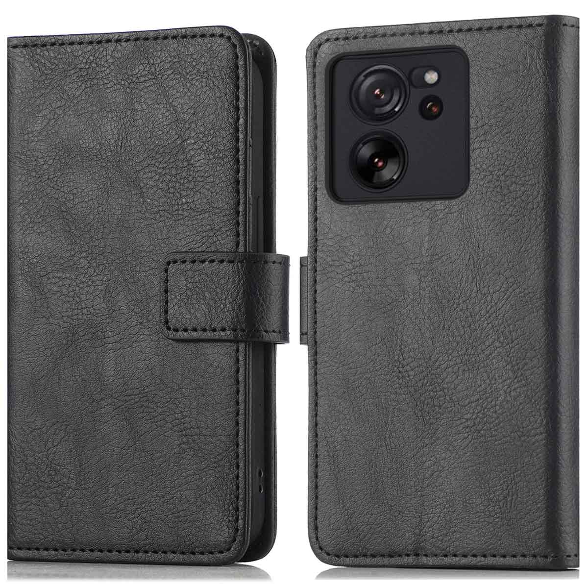 imoshion Luxe Bookcase voor de Xiaomi 13T / 13T Pro - Zwart