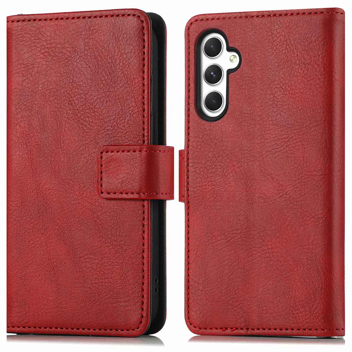imoshion Luxe Bookcase voor de Samsung Galaxy A25 (5G) - Rood