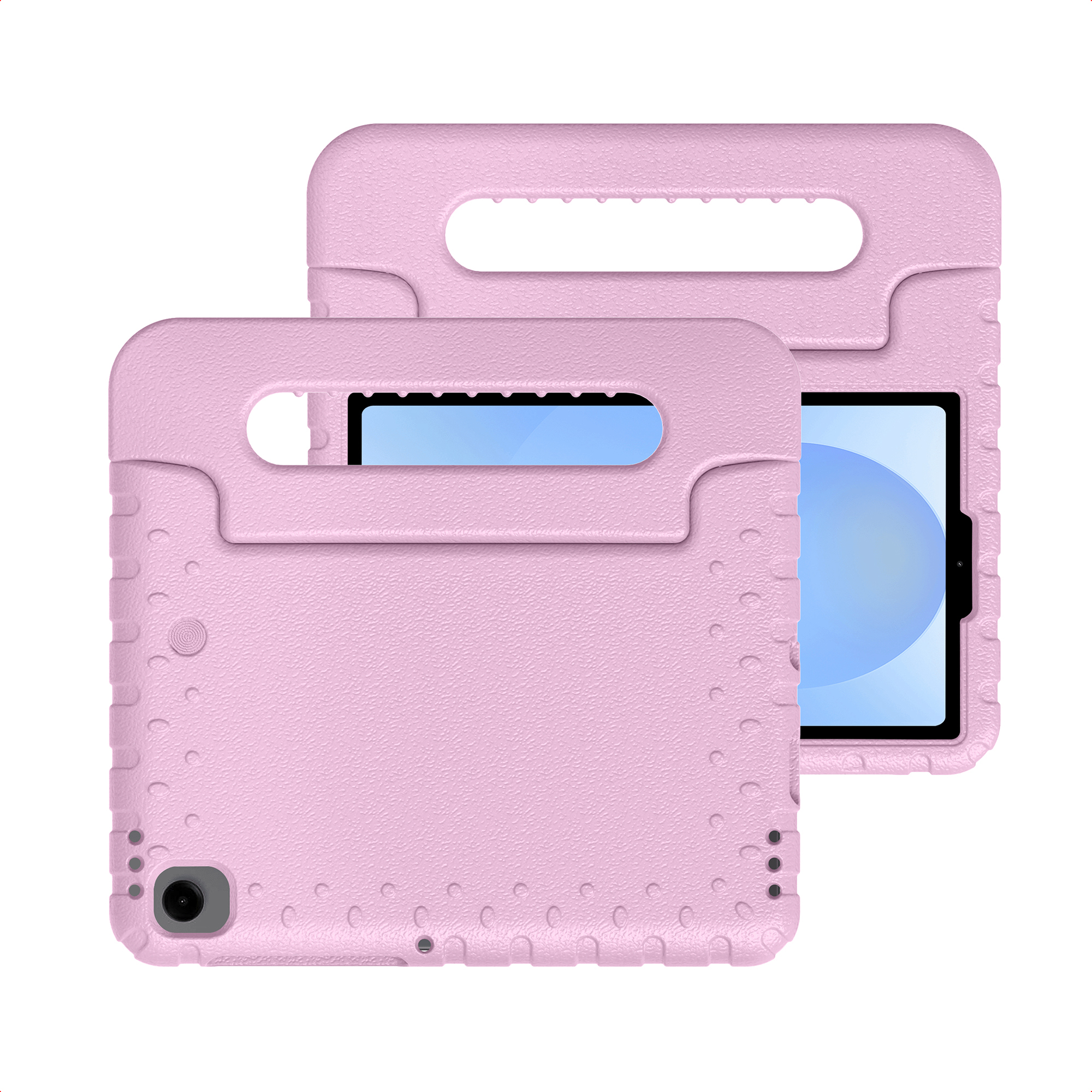 imoshion Tablet Hoes Kinderen - Geschikt voor Samsung Galaxy Tab A11 / A9 8.7 inch - Kidsproof Kinder Hoes - Lichtroze