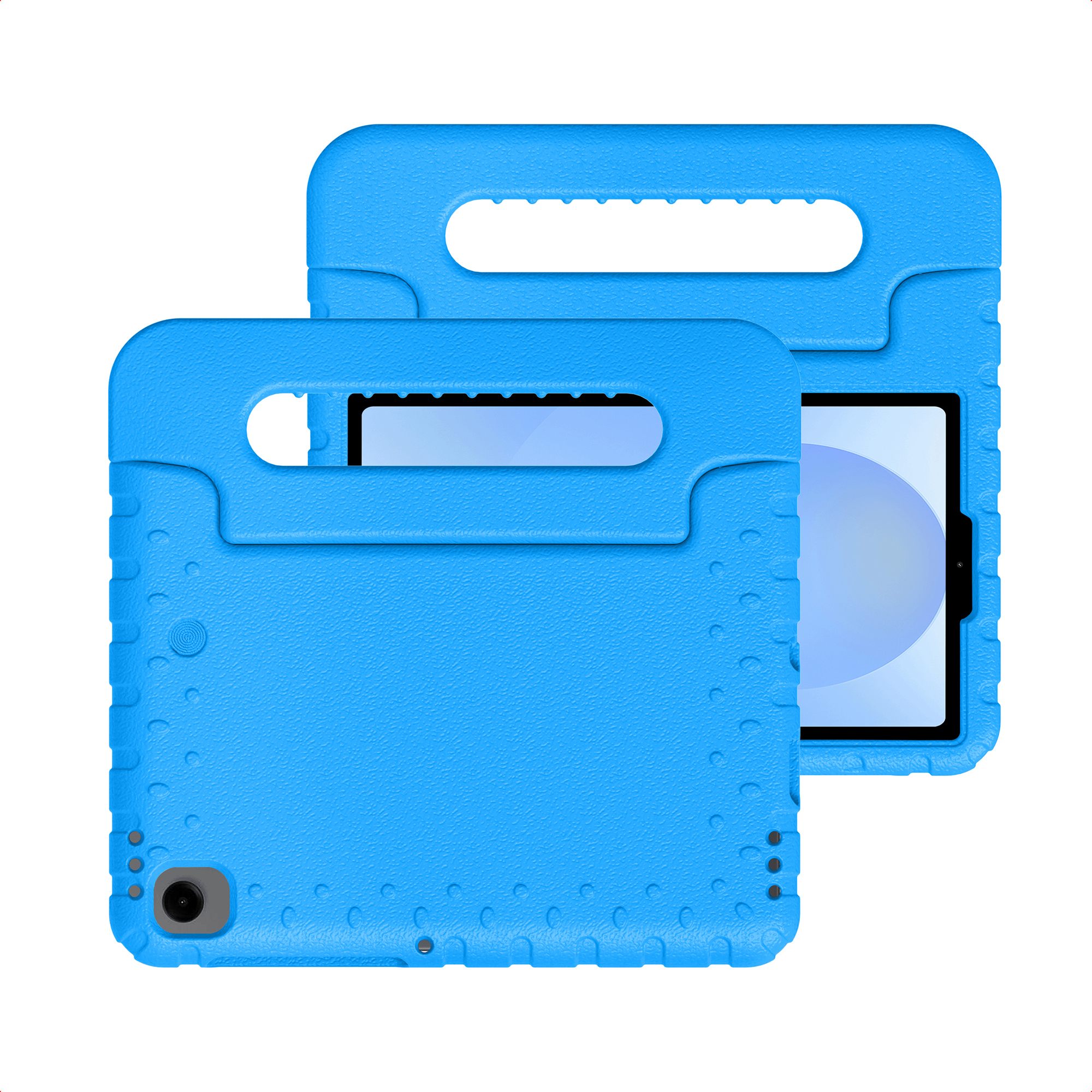 imoshion Kidsproof Backcover met handvat voor de Samsung Galaxy Tab A11 / A9 8.7 inch - Blauw