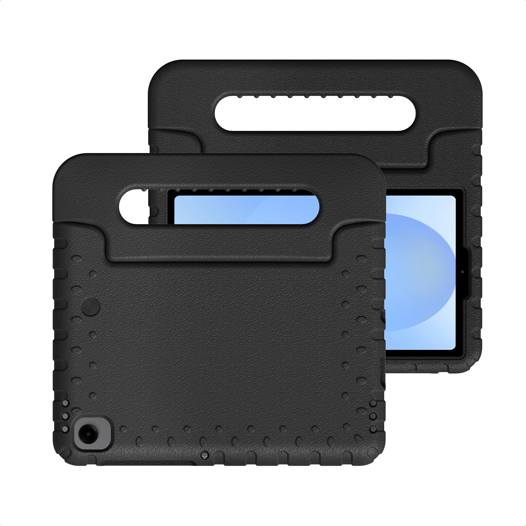 imoshion Kidsproof Backcover met handvat voor de Samsung Galaxy Tab A11 / A9 8.7 inch - Zwart